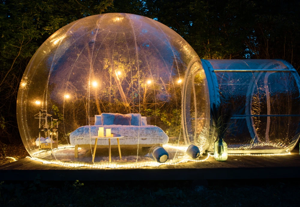 tunnel inflatable bubble tent