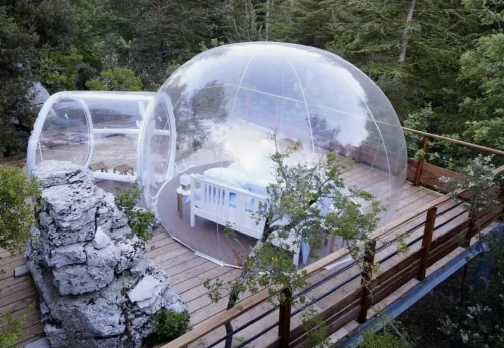 invisible bubble tent