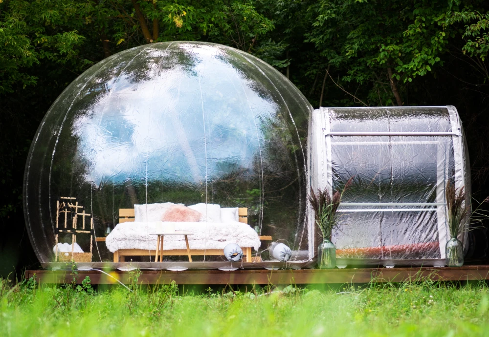 tunnel inflatable bubble tent